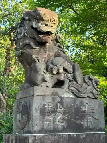 検見川神社の狛犬