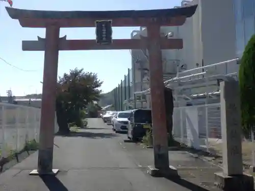 折上稲荷神社の鳥居