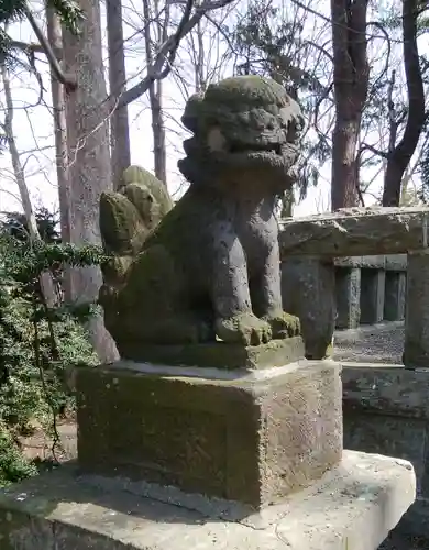 長沼神社の狛犬