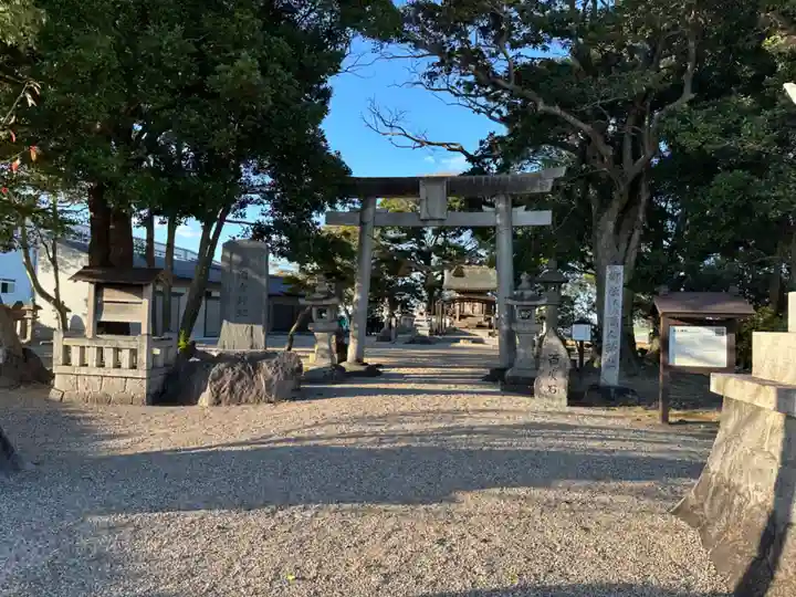 酒人神社の鳥居