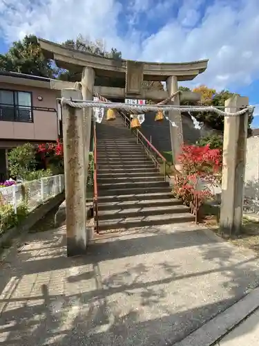 皇后八幡神社の鳥居