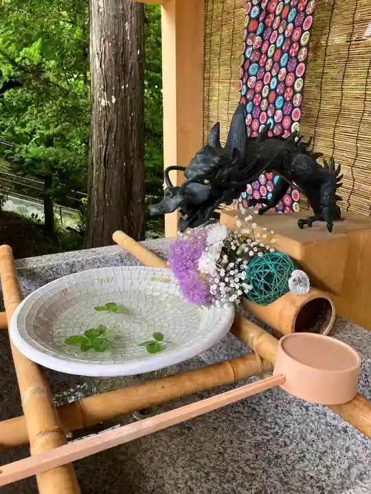 厚真神社の手水舎