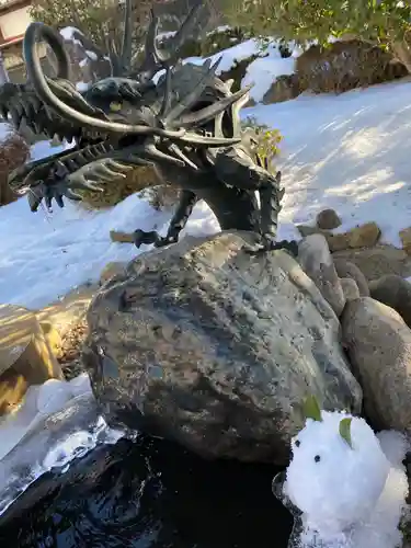 大鏑神社の手水