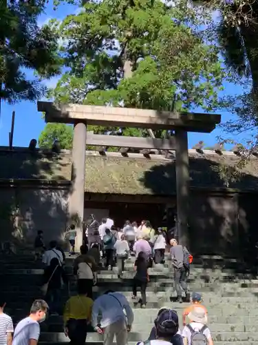 伊勢神宮内宮（皇大神宮）の鳥居