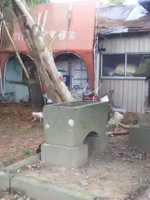第六天神社の手水舎