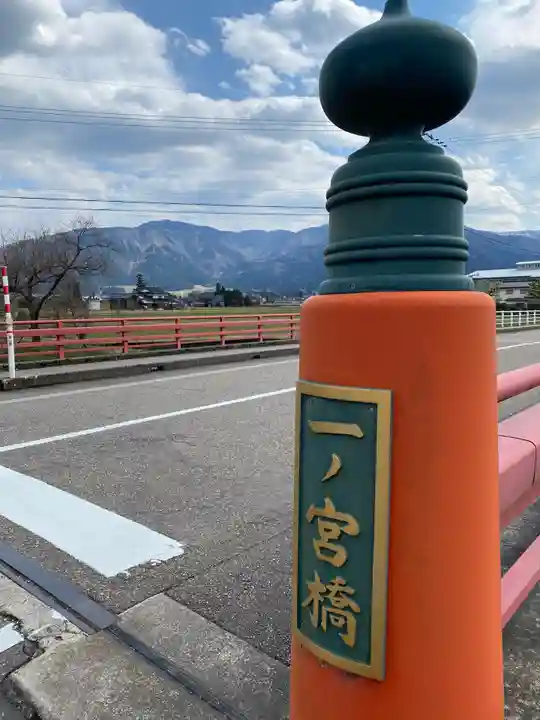越中一宮 髙瀬神社の周辺