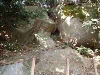 石床神社旧社地の自然