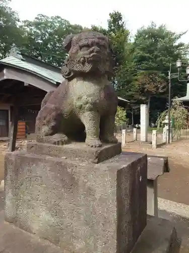 上町氷川神社の狛犬