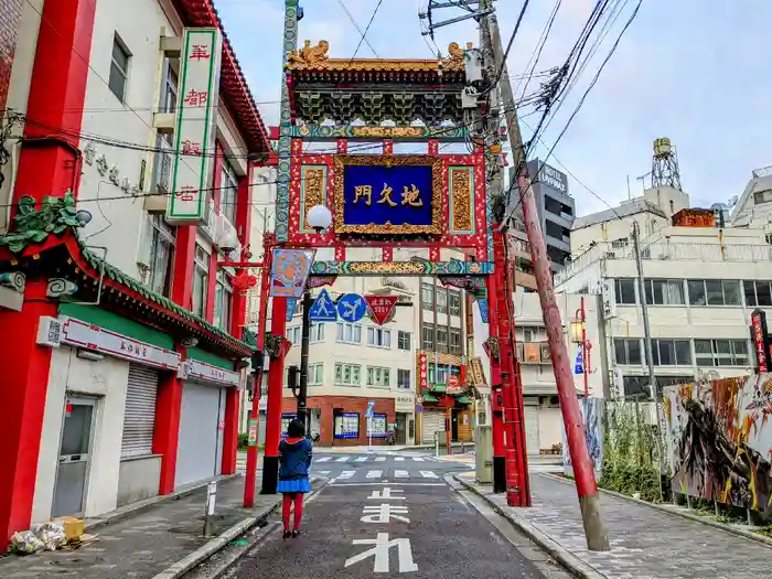 横濱関帝廟の山門