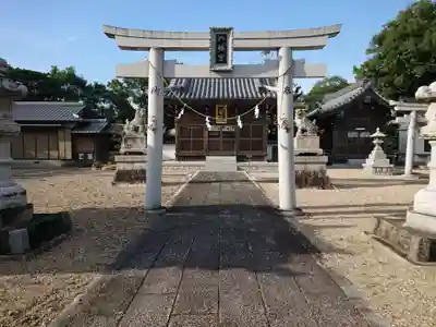 八幡社(東尾八幡社)の鳥居