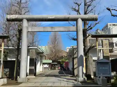 深川神明宮の鳥居
