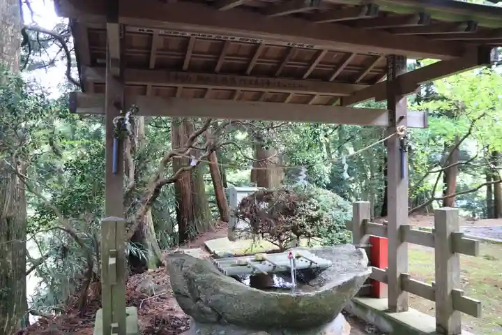 堂山王子神社の手水舎