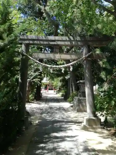 越谷香取神社の鳥居