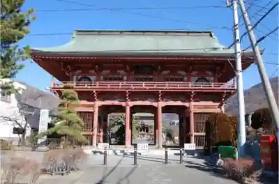 甲斐善光寺の山門・神門