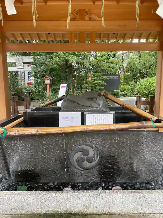 亀ケ池八幡宮の手水舎