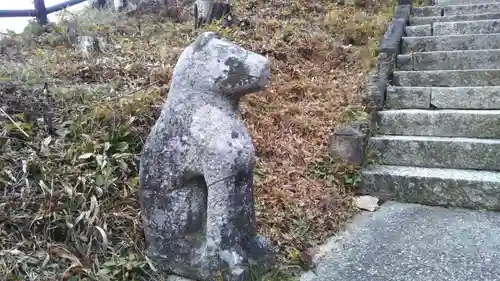 摺沢八幡神社の狛犬