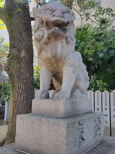 御幸森天神宮の狛犬