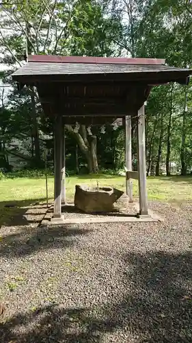 阿寒岳神社の手水