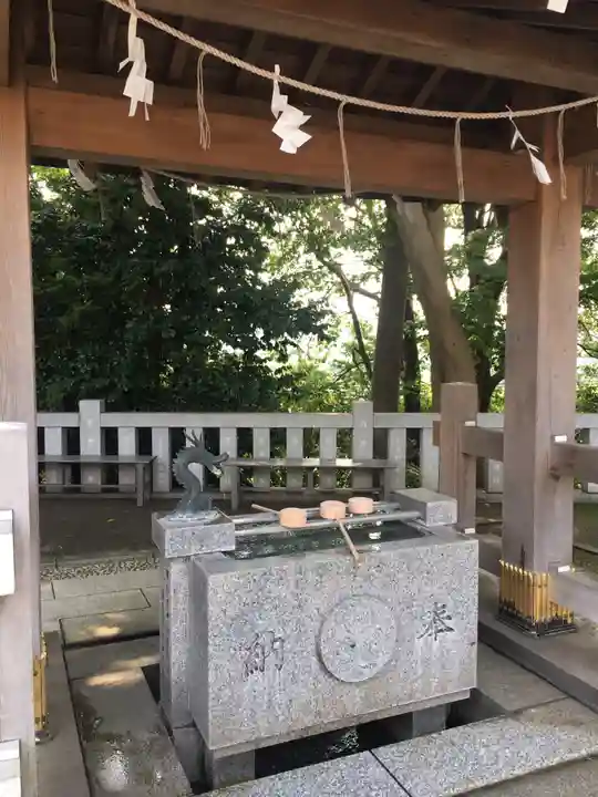 神鳥前川神社の手水舎