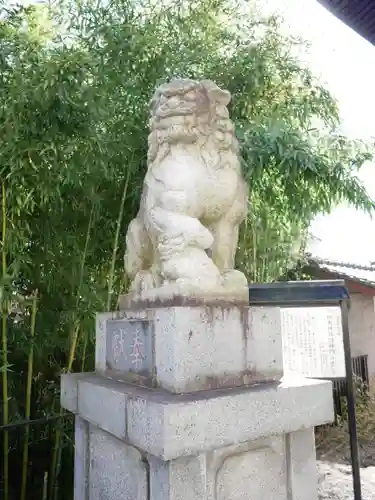 穴切大神社の狛犬