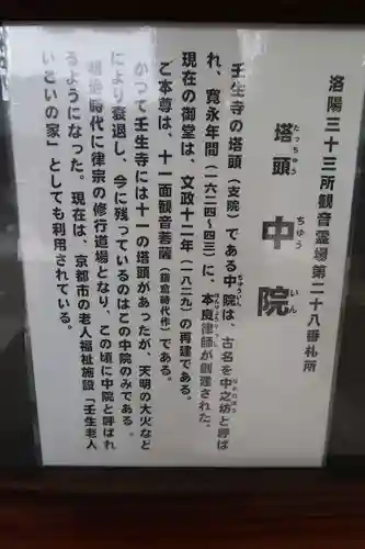 中院(壬生寺塔頭)(京都府)