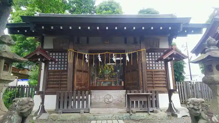 阿豆佐味天神社 立川水天宮の本殿・本堂