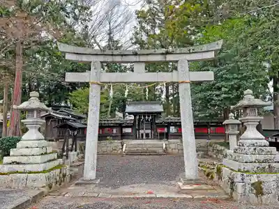 那波加神社の鳥居