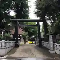 高円寺氷川神社の鳥居