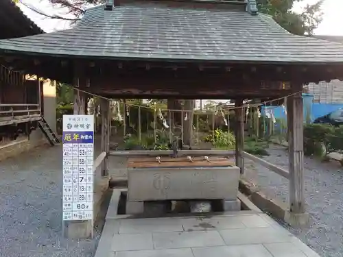 神明宮の手水舎