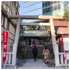  六本木天祖神社の鳥居