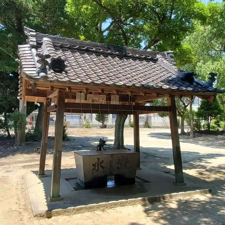 伊久智神社の手水舎