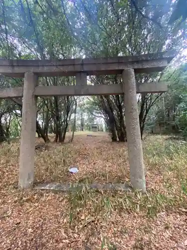 丸笠神社（伯太神社飛地境内社）の鳥居