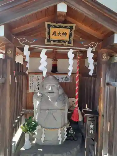 尼崎えびす神社の像