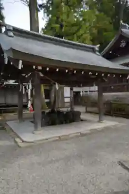 飛驒一宮水無神社の手水舎
