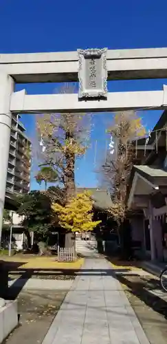青砥神社の鳥居
