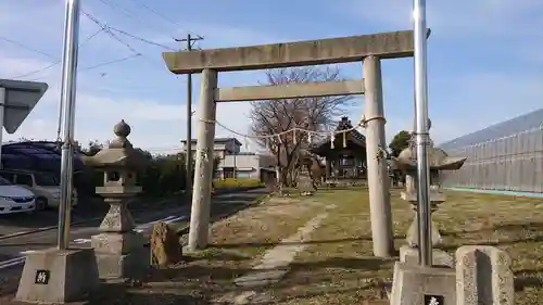 久多神社（稲島町）の鳥居