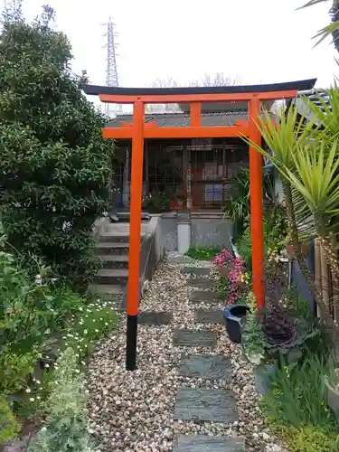 堅真音神社の鳥居