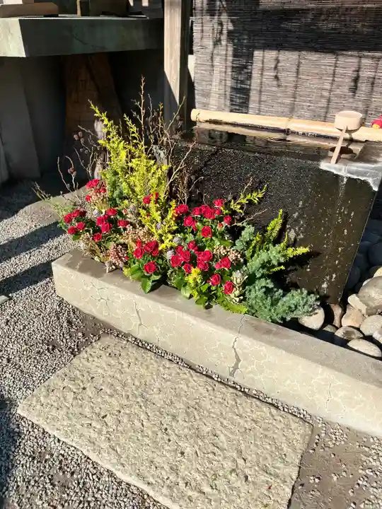 上尾御嶽神社の手水舎