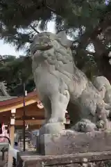 石見国一宮　物部神社の狛犬