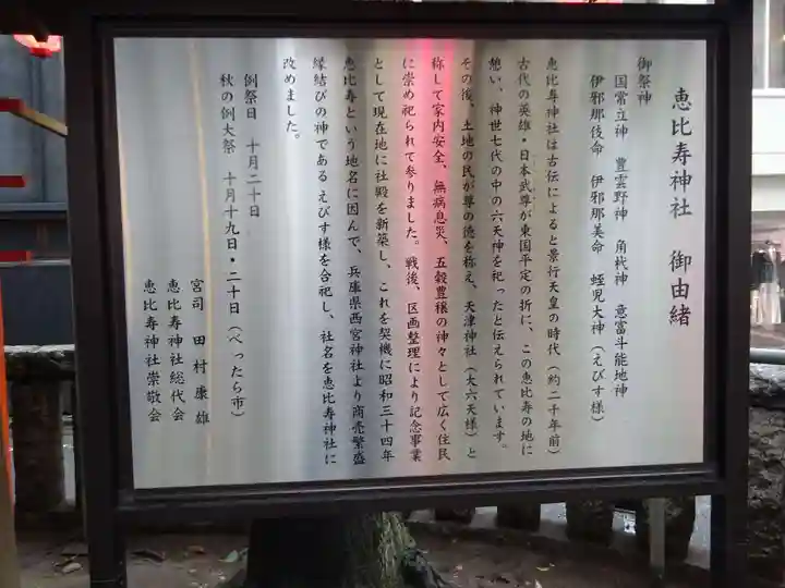 恵比寿神社の歴史