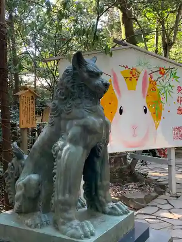 駒木諏訪神社の狛犬