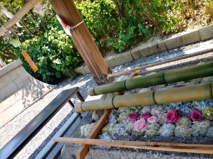 白山神社の手水舎