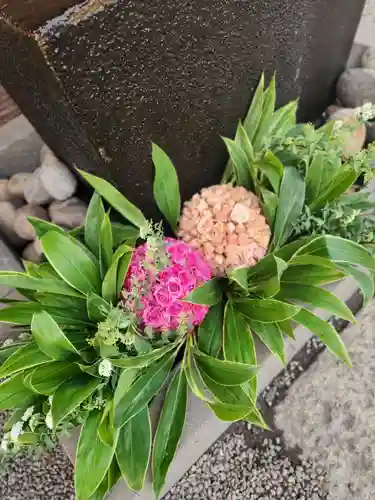 上尾御嶽神社の手水