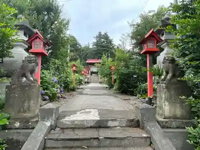 平出雷電神社の狛犬