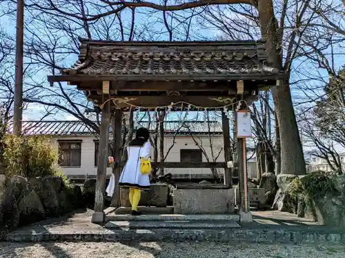 男山八幡宮の手水舎