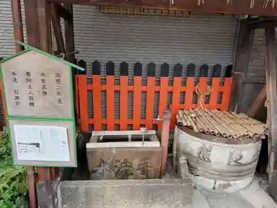 松明殿稲荷神社の手水舎