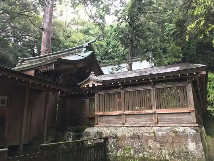 西寒多神社の本殿・本堂