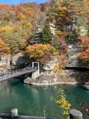 塔のへつりの周辺