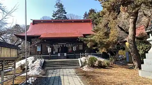 長者山新羅神社の本殿