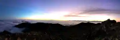 木曽駒ヶ嶽神社　奥社の景色